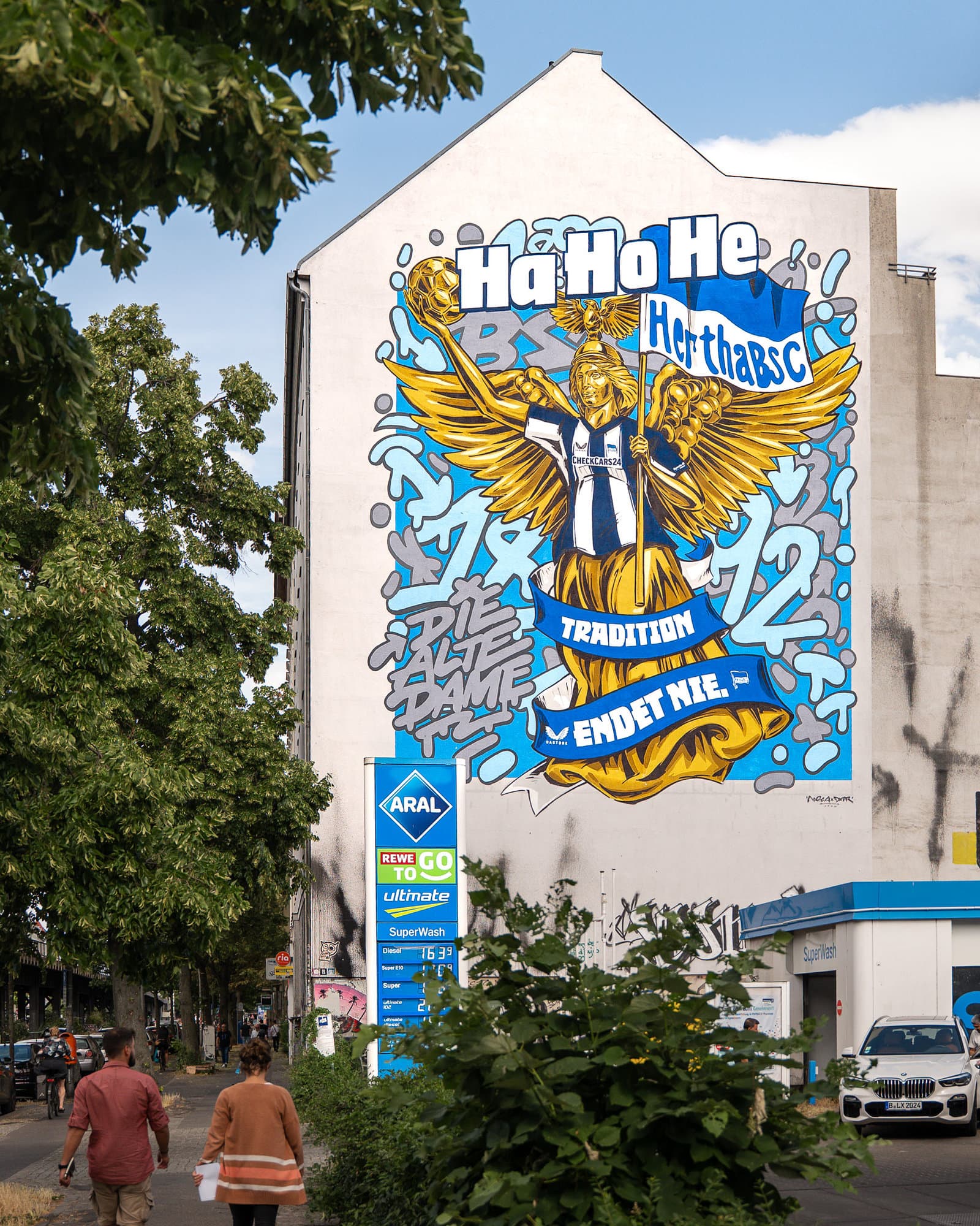 Hertha BSC Mural