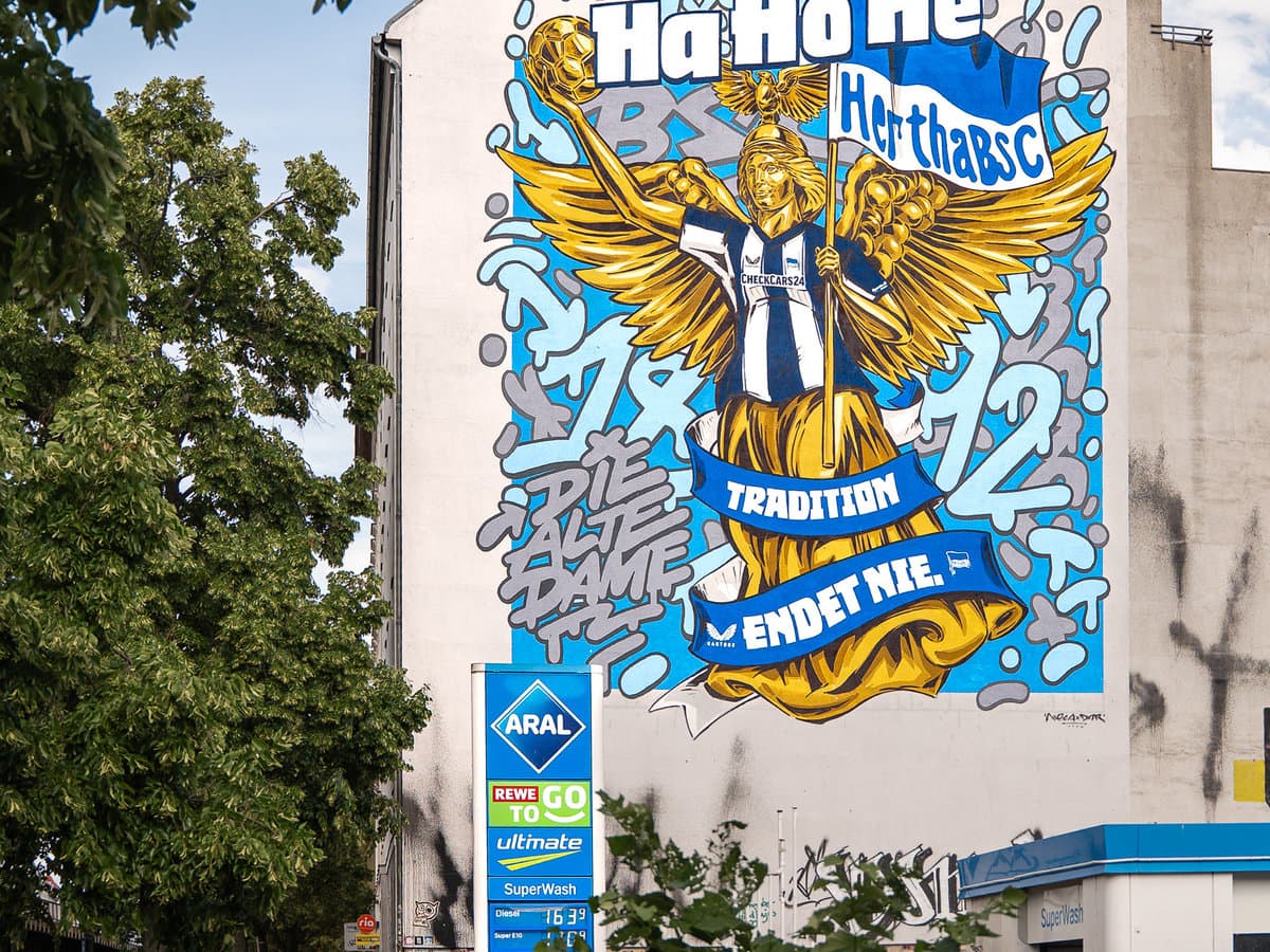 Hertha BSC Mural